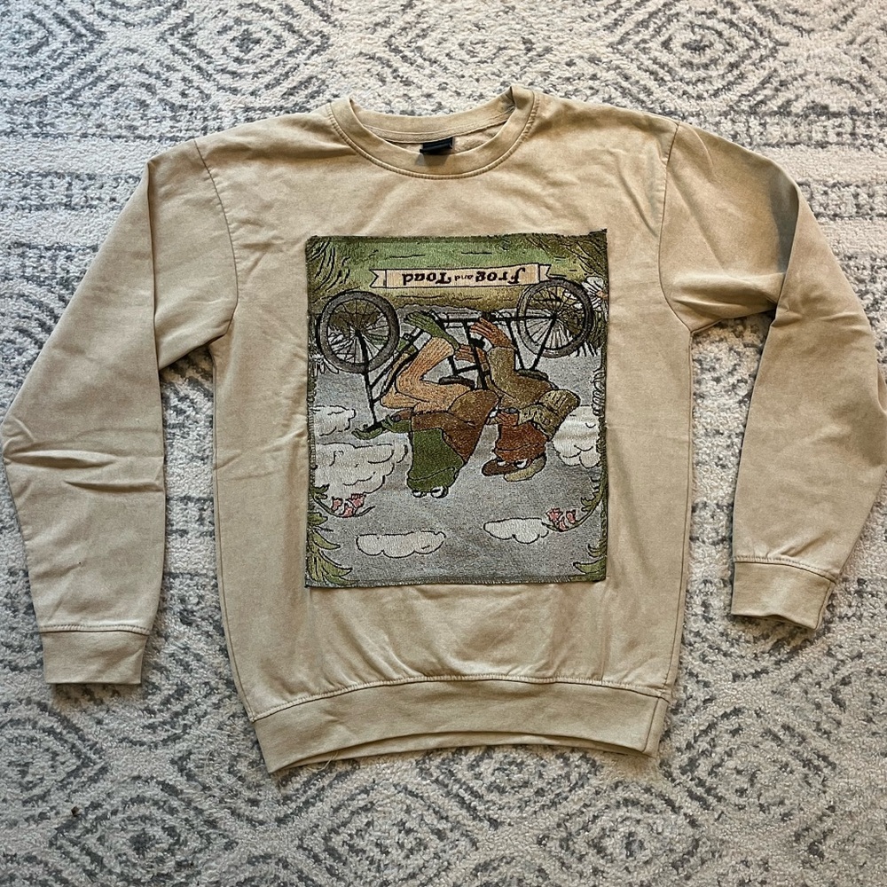 FROG AND TOAD rare misprint crewneck sweatshirt